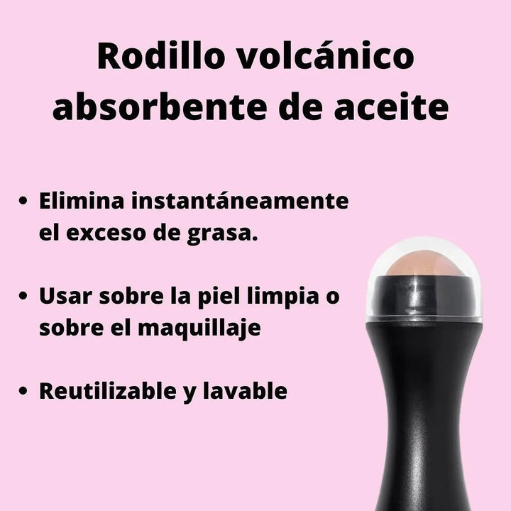 2X1 Rodillo de piedra Volcanica Quita Grasa Facial - VulcaRodillo™️🚛Envio Gratis+ Pago Contra Entrega